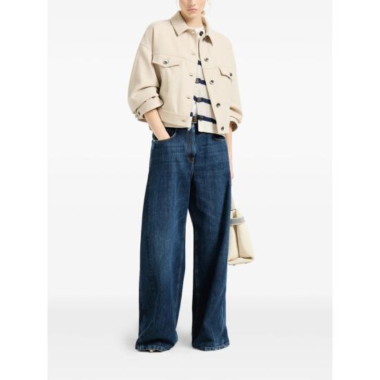 26FW 브루넬로 쿠치넬리 데님 팬츠 MA095P4059 C9370 BLUE - BRUNELLO CUCINELLI
