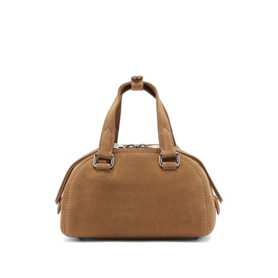 26FW 디젤 1DR 돔 스웨이드 미니 볼링백 X10720 P9026 T2169 BROWN - DIESEL