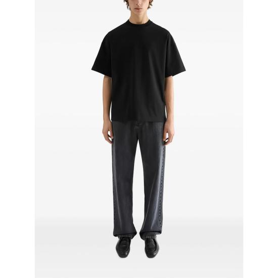 26FW 질샌더 반팔 티셔츠 J20348 J22GC0277 001 BLACK - JIL SANDER