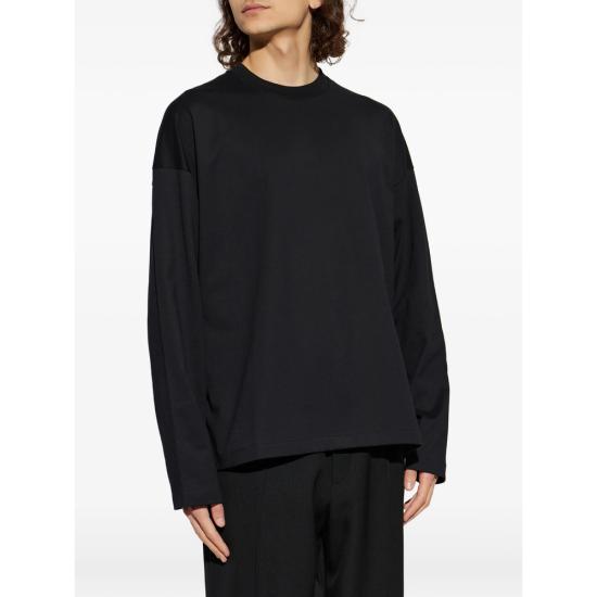 26FW 질샌더 긴팔 티셔츠 J20348 J22GC0278 001 BLACK - JIL SANDER