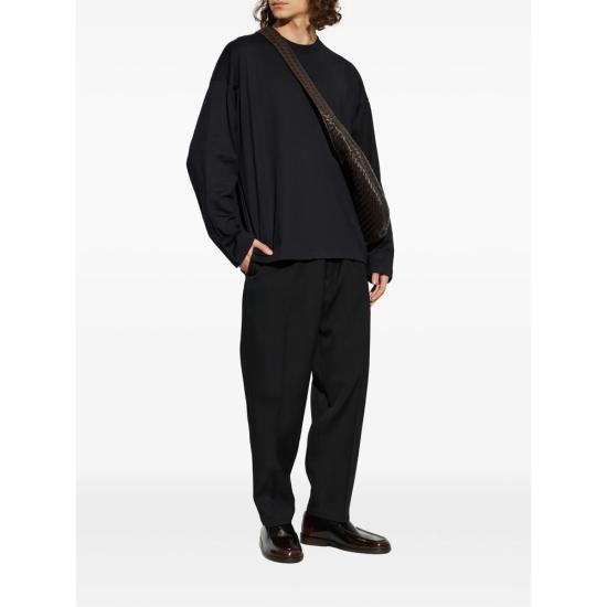 26FW 질샌더 긴팔 티셔츠 J20348 J22GC0278 001 BLACK - JIL SANDER