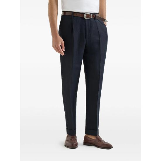 26SS 브루넬로 쿠치넬리 스트레이트 팬츠 M243DE1450 C2517 BLUE - BRUNELLO CUCINELLI