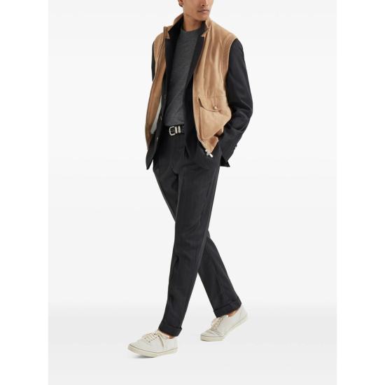 26SS 브루넬로 쿠치넬리 베스트 MPCLF2079 CMJ06 NEUTRALS - BRUNELLO CUCINELLI