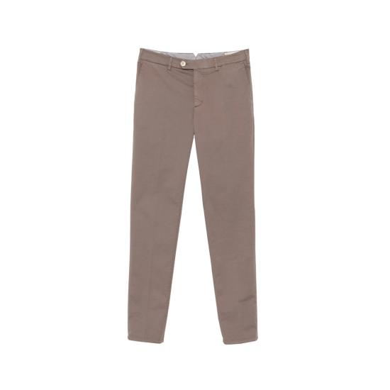 26SS 브루넬로 쿠치넬리 코튼 스트래치 미드 라이즈 슬림 핏 치노 M289LI1770 C6046 GREY