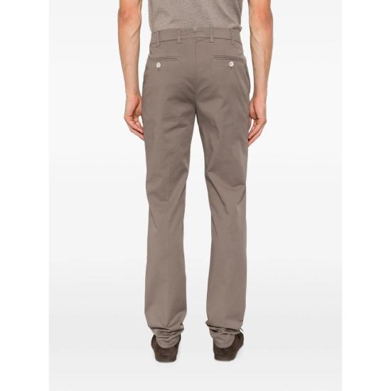 26SS 브루넬로 쿠치넬리 코튼 스트래치 미드 라이즈 슬림 핏 치노 M289LI1770 C6046 GREY - BRUNELLO CUCINELLI