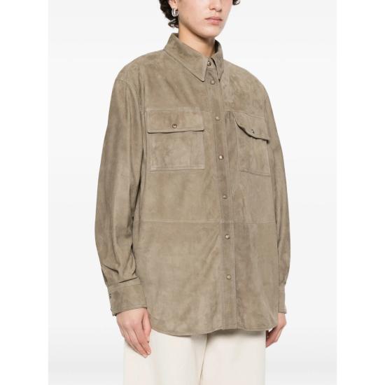 26SS 브루넬로 쿠치넬리 블라우스 MPCAL7436 C8850 NEUTRALS - BRUNELLO CUCINELLI