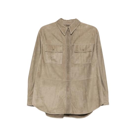 26SS 브루넬로 쿠치넬리 블라우스 MPCAL7436 C8850 NEUTRALS