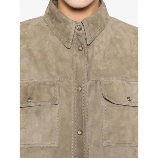 26SS 브루넬로 쿠치넬리 블라우스 MPCAL7436 C8850 NEUTRALS - BRUNELLO CUCINELLI