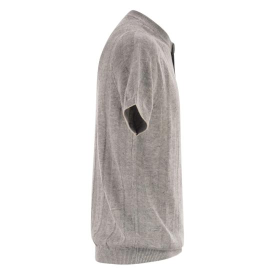 26SS 브루넬로 쿠치넬리 세라피노 티셔츠 M2L707801 CYZ16 GREY - BRUNELLO CUCINELLI