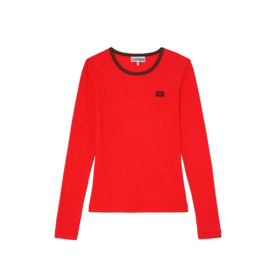 26FW 가니 반팔 티셔츠 A1040390 472 RED