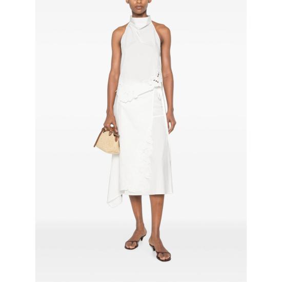 26FW 서 더 레이블 미디 스커트 SIR226 3018 IVORY WHITE - SIR. THE LABEL
