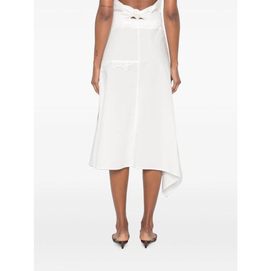 26FW 서 더 레이블 미디 스커트 SIR226 3018 IVORY WHITE - SIR. THE LABEL
