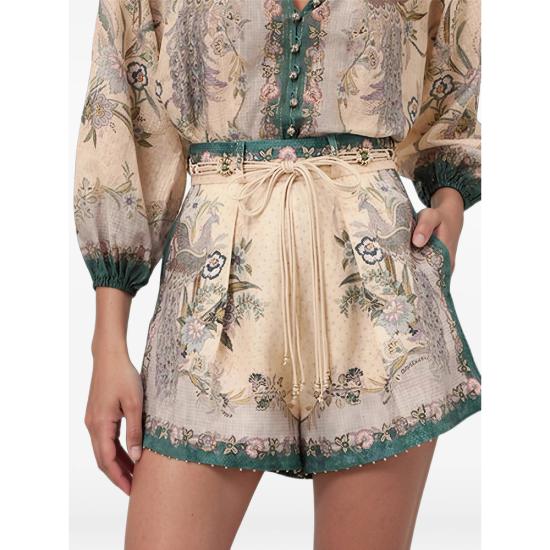 26FW 짐머만 숏팬츠 8632ASS262 CREAM NEUTRALS - ZIMMERMANN