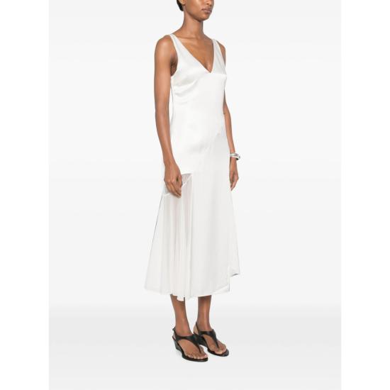 26FW 서 더 레이블 롱 원피스 SIR226 1008 IVORY WHITE - SIR. THE LABEL