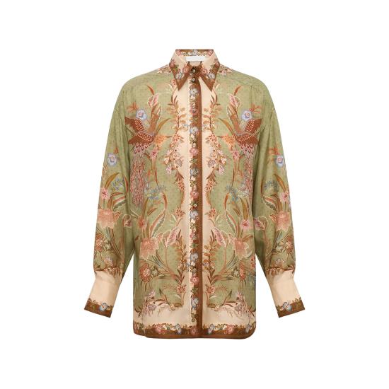 26FW 짐머만 블라우스 8686TSS262 KHAKI GREEN NEUTRALS
