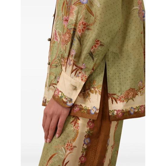 26FW 짐머만 블라우스 8686TSS262 KHAKI GREEN NEUTRALS - ZIMMERMANN
