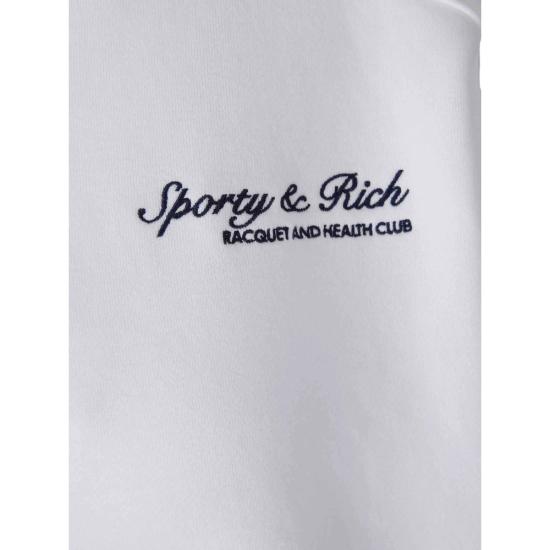 26FW 스포티앤리치 긴팔 티셔츠 ST09875325WH WHITE - SPORTY & RICH