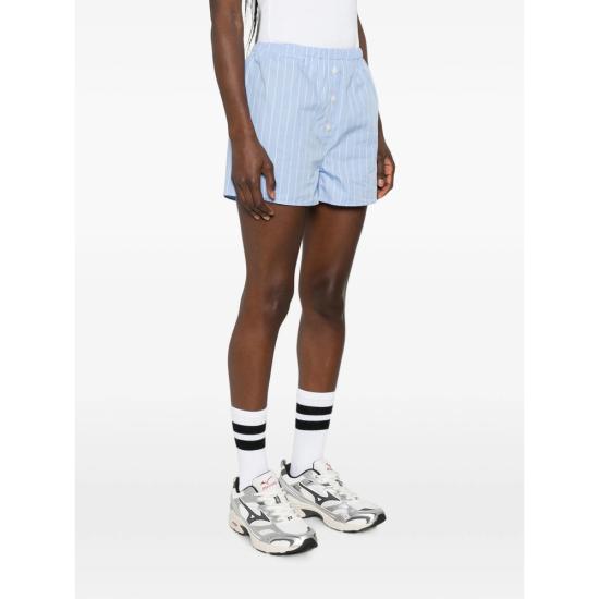 26FW 스포티앤리치 숏팬츠 SH03575302ST CIEL BLUE WHITE - SPORTY & RICH