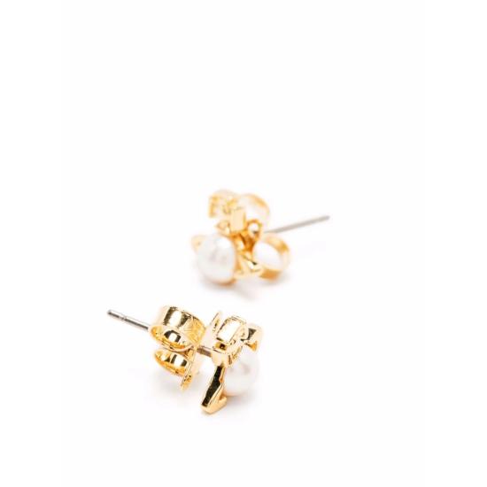 26FW 비비안웨스트우드 이어링 62010268 02R313 R313 GOLD WHITE - VIVIENNE WESTWOOD