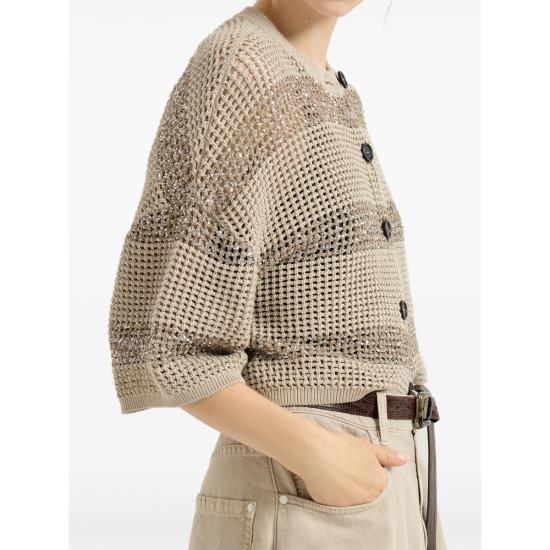 26SS 브루넬로 쿠치넬리 가디건 M58772826 CKH72 NEUTRALS - BRUNELLO CUCINELLI