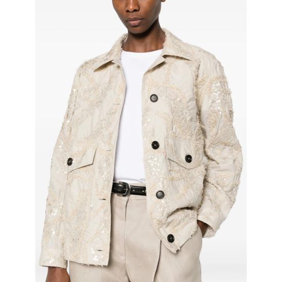26SS 브루넬로 쿠치넬리 자켓 M0F79HM206 C9593 NEUTRALS GOLD - BRUNELLO CUCINELLI