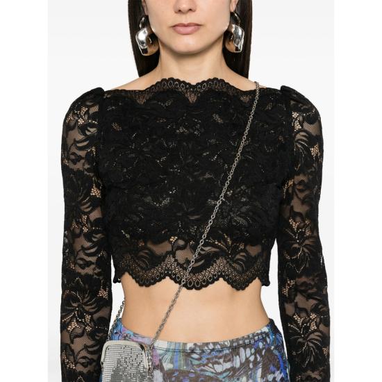 26FW 파코라반 블라우스 24AJTO845 PA0170 P001 BLACK - PACO RABANNE