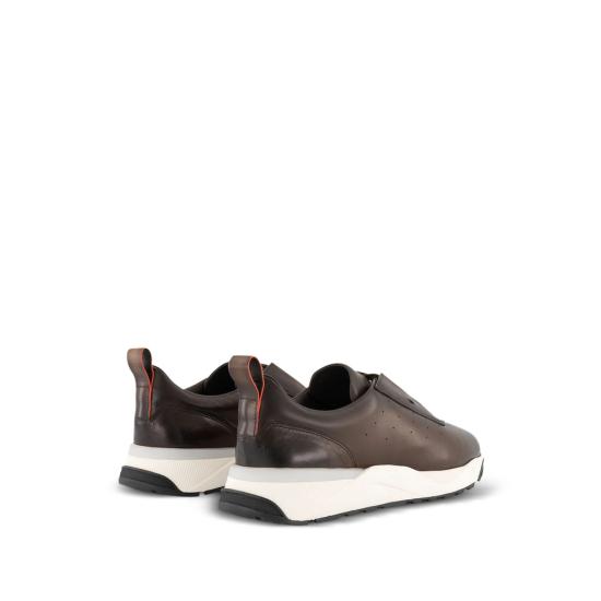 26FW 산토니 스니커즈 MBIM22027BINT GONT50 BROWN - SANTONI