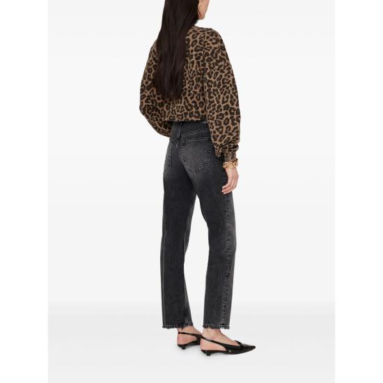 26FW 애니빙 긴팔 티셔츠 A 08 11155 MTL59 BROWN BLACK - ANINE BING