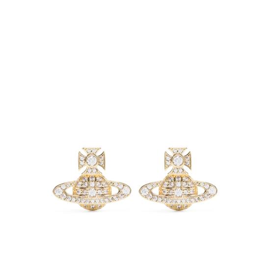 26FW 비비안웨스트우드 이어링 6201033A 02R102 R102 GOLD WHITE