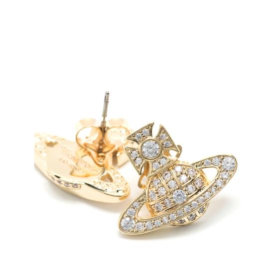 26FW 비비안웨스트우드 이어링 6201033A 02R102 R102 GOLD WHITE - VIVIENNE WESTWOOD