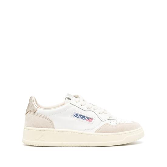 26FW 오트리 메달리스트 로우 레더 스니커즈 AULW LS75 WHITE NEUTRALS