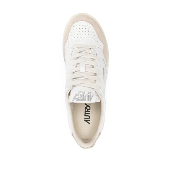 26FW 오트리 메달리스트 로우 레더 스니커즈 AULW LS75 WHITE NEUTRALS - AUTRY