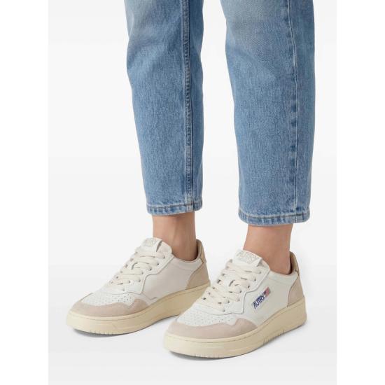 26FW 오트리 메달리스트 로우 레더 스니커즈 AULW LS75 WHITE NEUTRALS - AUTRY