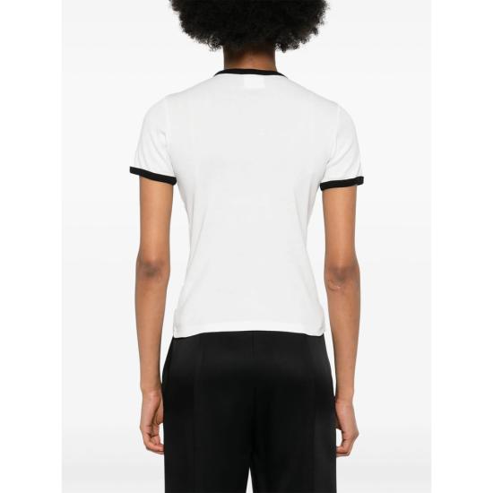 26FW 쿠레쥬 반팔 티셔츠 VESJTS017JS 0070 0098 WHITE BLACK - COURREGES