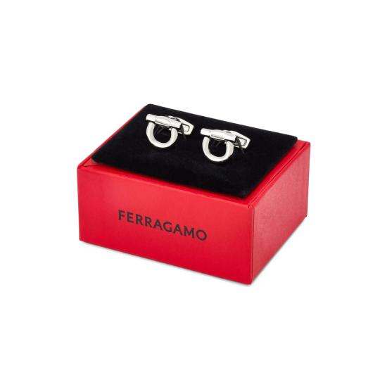 26FW 살바토레 페라가모 커프스 링크/타이 홀더 775189 0676145 PALLA SILVER - SALVATORE FERRAGAMO