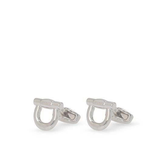 26FW 살바토레 페라가모 커프스 링크/타이 홀더 775189 0676145 PALLA SILVER