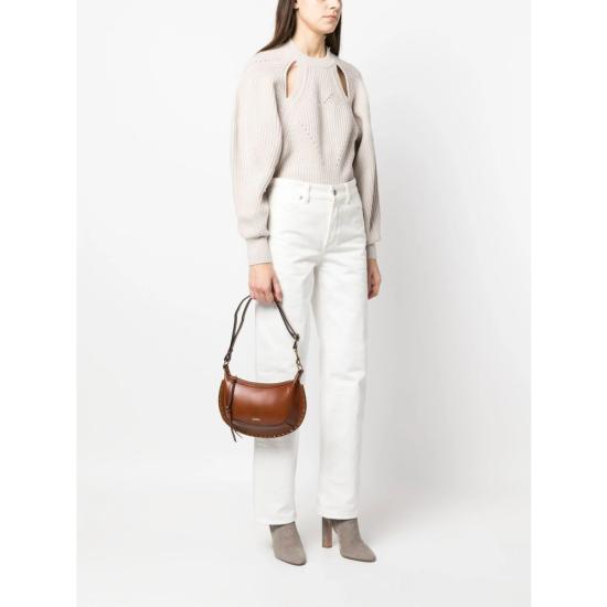 26FW 이자벨마랑 오스칸 문 숄더백 A1C01M PP0003FA 50CO BROWN - ISABEL MARANT