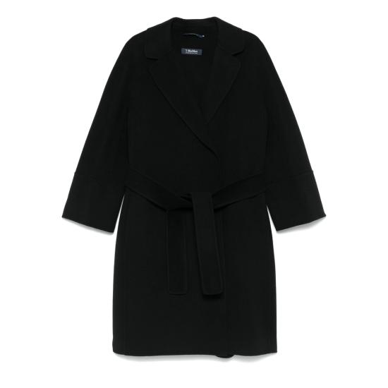 26FW 에스막스마라 ARONA 아로나 쇼트 더블 페이스 울 코트 ARONA 700 013 BLACK