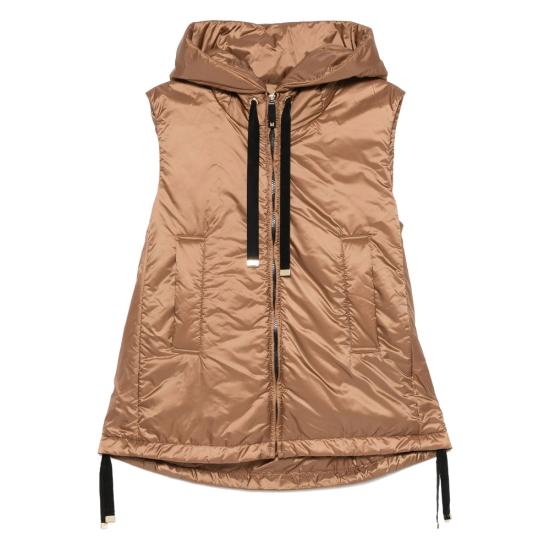 26FW 막스마라 더 큐브 그린고 발수 조끼 패딩 GREENGO 025 051 BROWN