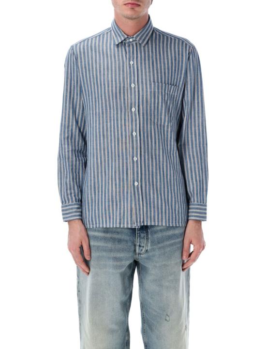 26SS 살바토레피콜로 긴팔 셔츠 TAHITISBY750 Blue