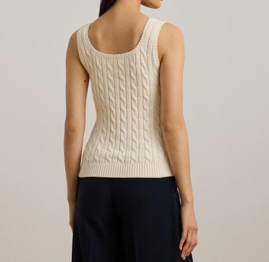 26SS 랄프 로렌 민소매 티셔츠 200862152001 Neutrals - RALPH LAUREN