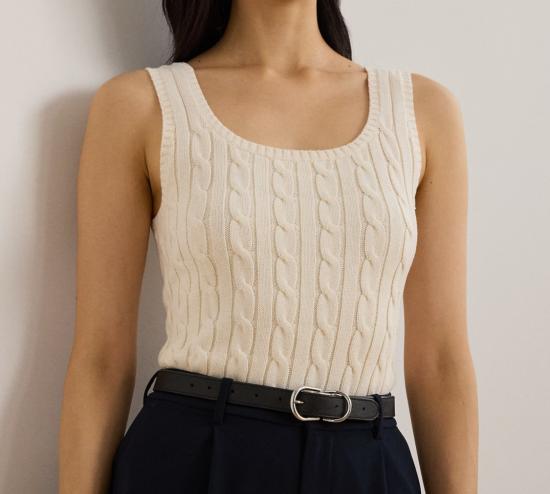 26SS 랄프 로렌 민소매 티셔츠 200862152001 Neutrals - RALPH LAUREN