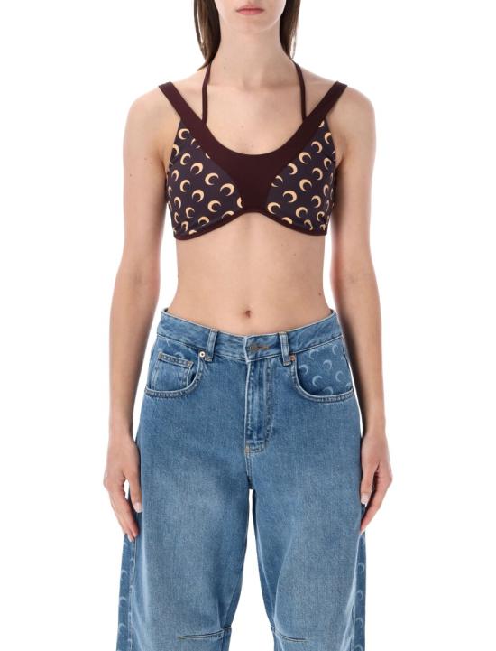 26SS 마린세르 민소매 티셔츠 WTO485ACJER0101BR51 Brown
