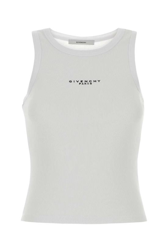 26FW 지방시 민소매 티셔츠 BW70FPP7BR 100 White
