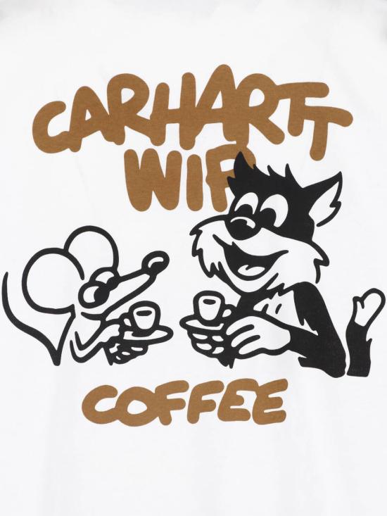 26FW 칼하트 WIP 반팔 티셔츠 I037446 02XX White - CARHARTT WIP
