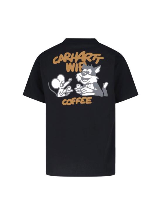 26FW 칼하트 WIP 반팔 티셔츠 I037446 89XX Black - CARHARTT WIP