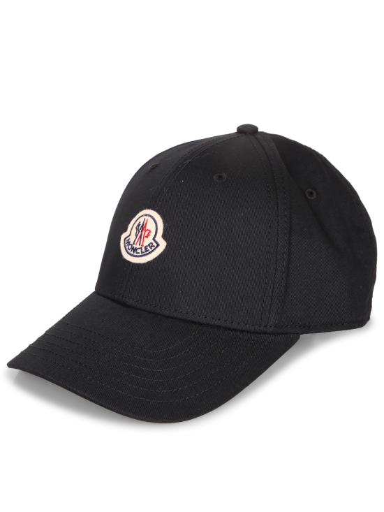 26SS 몽클레어 로고 코튼 볼캡 3B00008 04863 999 Black