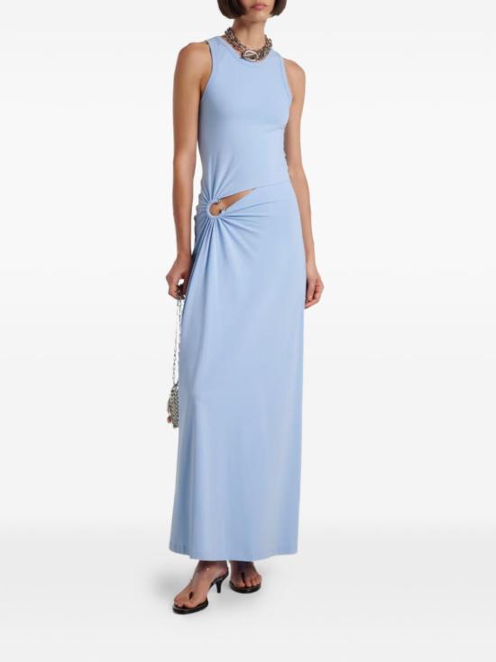 26SS 파코라반 롱 원피스 26PJRO242CO0555 P440 Light blue - PACO RABANNE