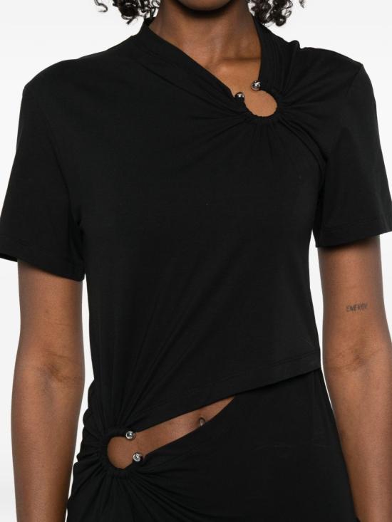 26SS 파코라반 숏 원피스 26PJRO243CO0555 P001 Black - PACO RABANNE
