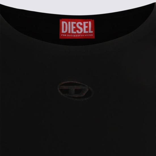 26FW 디젤 반팔 티셔츠 A19912 0AFAA9XX BLACK - DIESEL